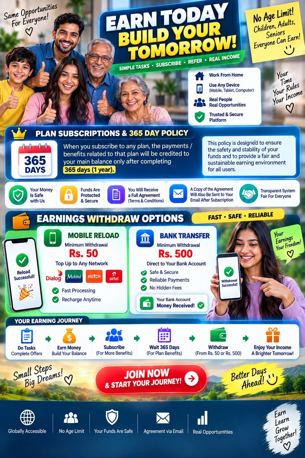 👑 Plan Subscription සහ 365 Days Policy